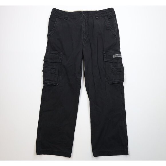 Vtg 90s Y2K Unionbay Skateboarding Mens 36x30 Faded Baggy Wide Leg Cargo Pants